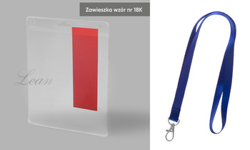 ZESTAW - Zawieszka 18K + Smycz nr 858
