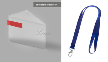 ZESTAW - Zawieszka 1A + Smycz nr 858