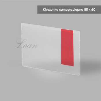 Kieszonka samoprzylepna 85x60 mm