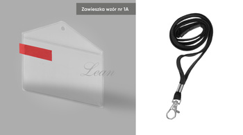 ZESTAW - Zawieszka 1A + Smycz nr 851