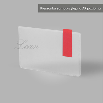 Kieszonka samoprzylepna A7 pozioma