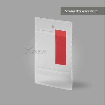 Zawieszka wzór nr 51 - 58x25 + 58x62 mm