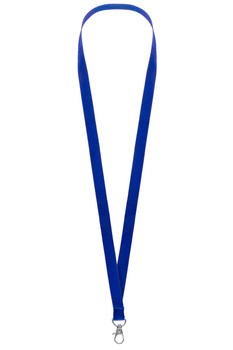 Smycz wzór nr 858 - Smycz z karabińczykiem/ szer. 16 mm - granatowa