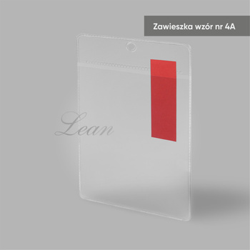 Zawieszka wzór nr 4A - 81x110 mm - A7