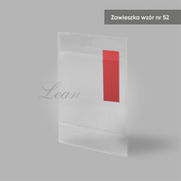 Zawieszka wzór nr 52 - 79x25 + 79x90 mm