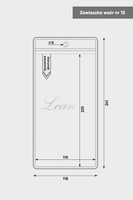 Zawieszka wzór nr 15 - 115x223 mm
