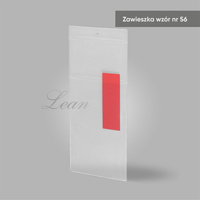 Zawieszka wzór nr 56 - 108x208 + 108x76 mm