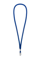 Smycz wzór nr 866 - Smycz z klipsem/ szer. 10 mm - granatowa